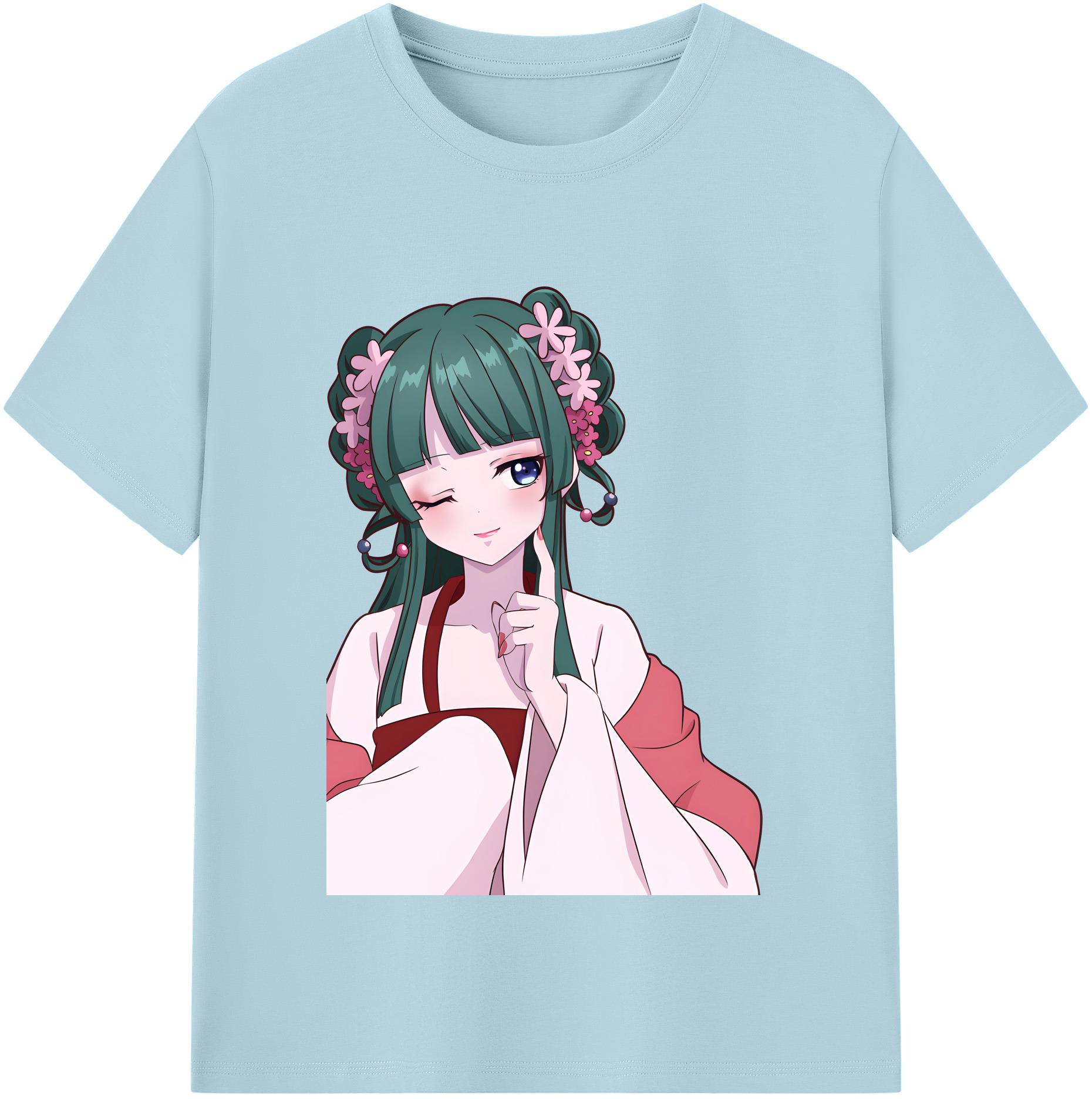 （画像用） 薬屋のひとりごと The Apothecary Diaries 綿100％半袖Tシャツ（フロントプリント）